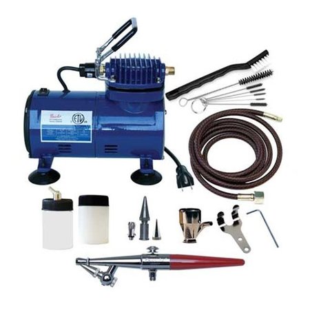 PAASCHE Paasche H-100D Single Action Airbrush & Compressor Package for H-SET; D500SR & AC-7 H-100D